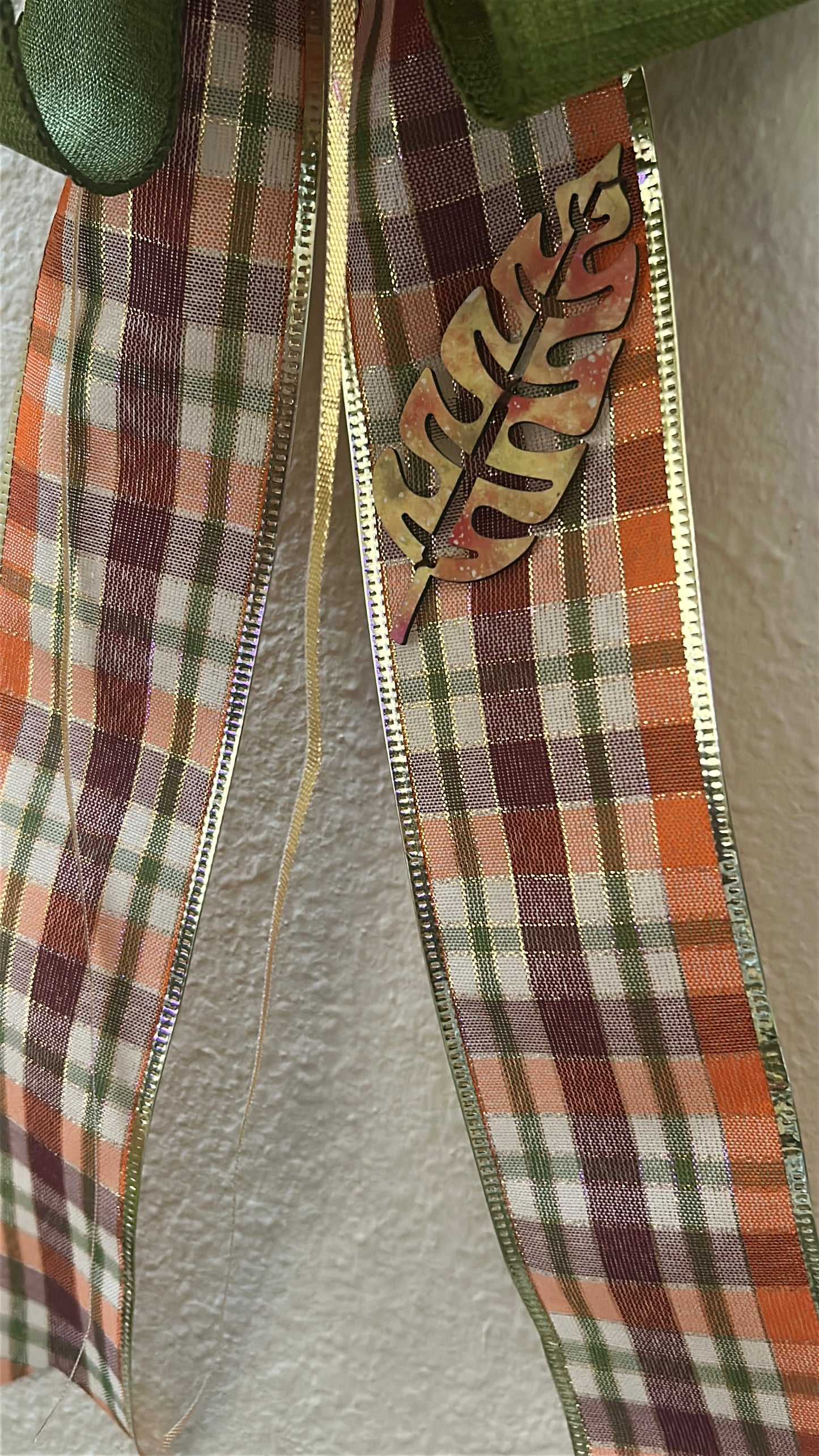 Large Fall Bow/Indoor or Outdoor Decor/Tree Topper