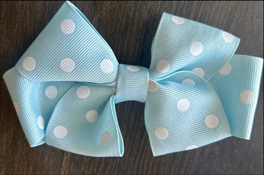 Polka Dot Ribbon Bow