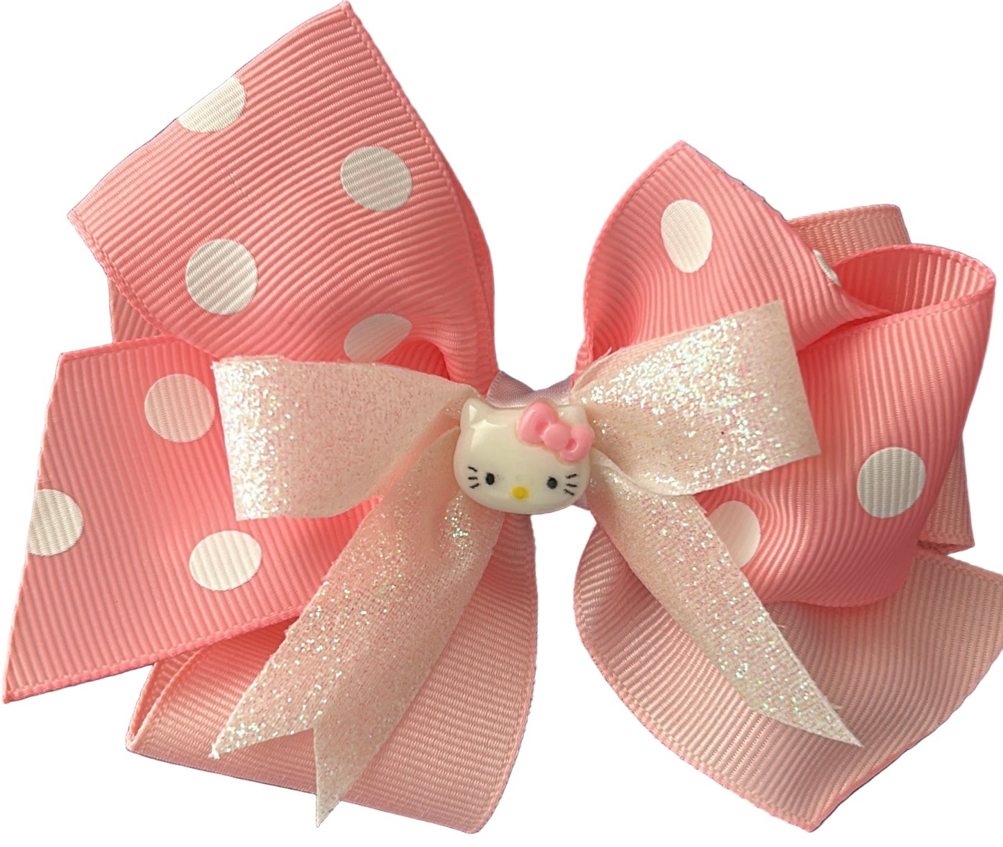 Hello Kitty-Pink Polka Bow
