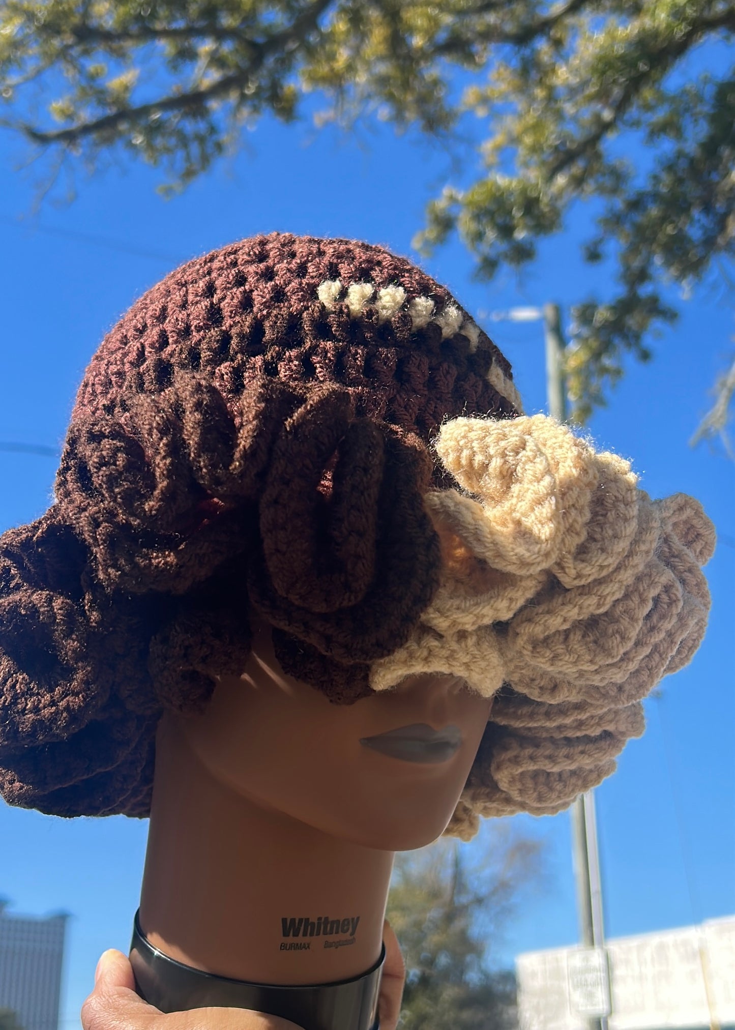 Crochet Ruffle Hat
