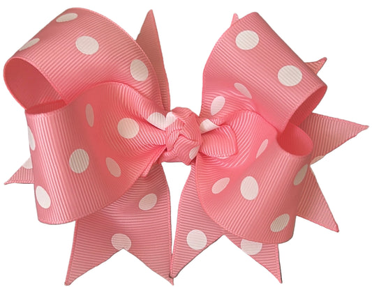 The Pink Polka Bow
