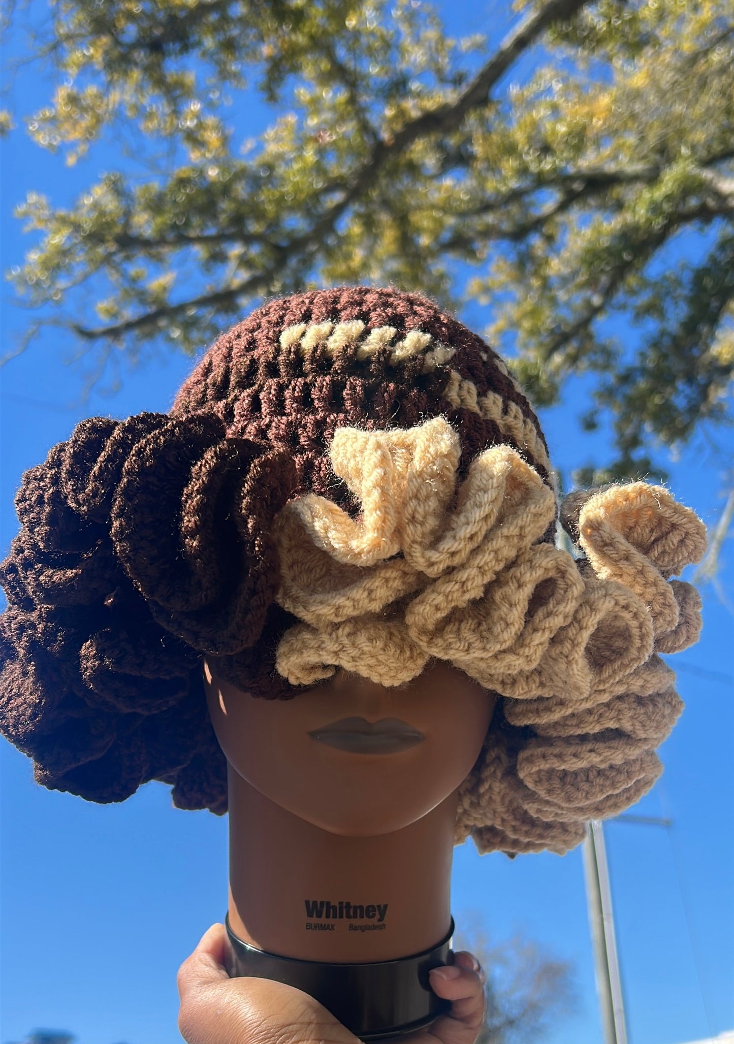 Crochet Ruffle Hat