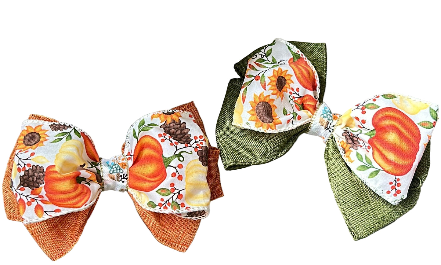 Fall Ribbon Bow